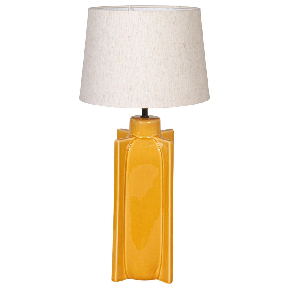Creative Coop Coraline Table Lamp in Mustard, , large