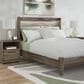 Ashley Elbrim Queen Panel Bed in Weathered Brown, , large