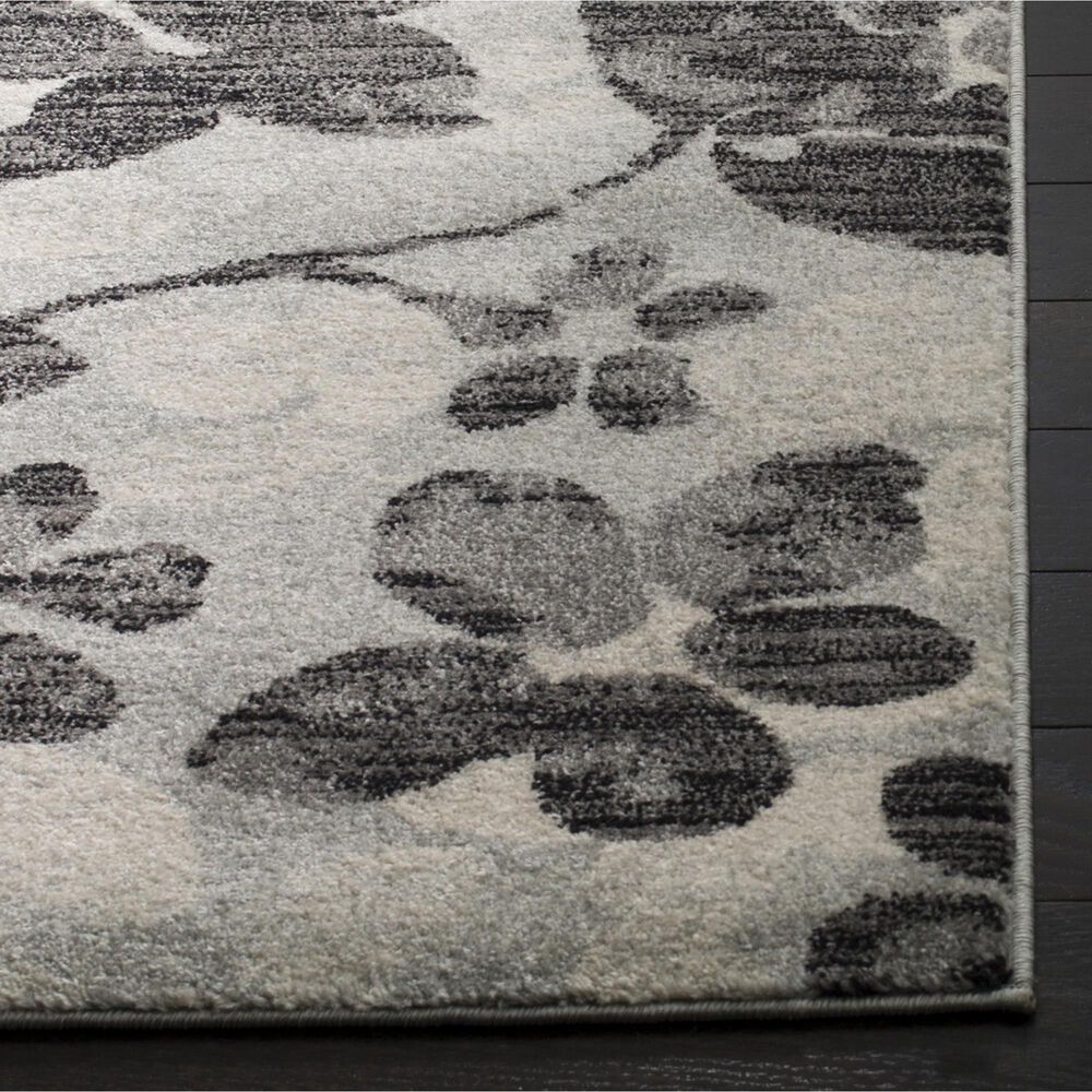 Safavieh Evoke EVK236R 10&#39; x 14&#39; Grey and Black Area Rug, , large