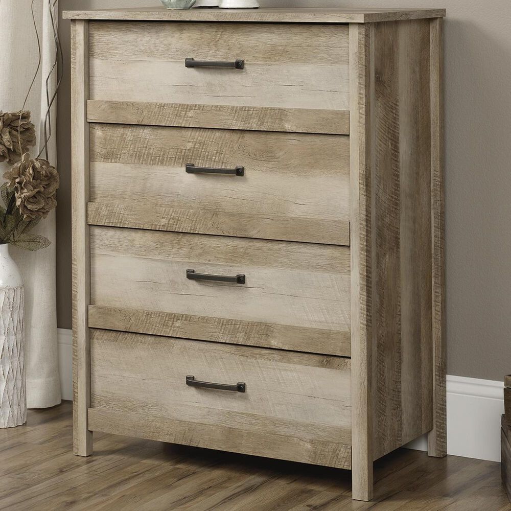 Sauder Cannery Bridge 4 Drawer Chest in Lintel Oak, , large