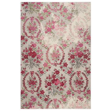 Safavieh Monaco MNC205R 3" x 5" Ivory and Pink Area Rug, , large