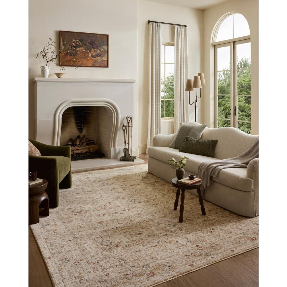 Loloi Clarisse Natural and Multicolor 11&#39;6&quot; x 15&#39;7&quot; Area Rug, , large