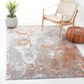 Safavieh Aston 5"3" x 7"7" Grey and Rust Area Rug, , large