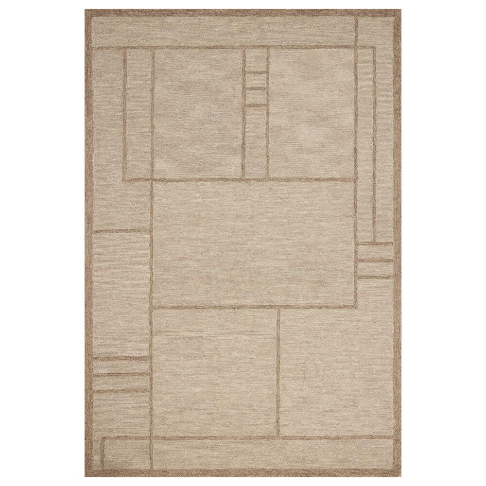 Loloi Barrow Beige and Taupe 2"3" x 3"9" Area Rug, , large