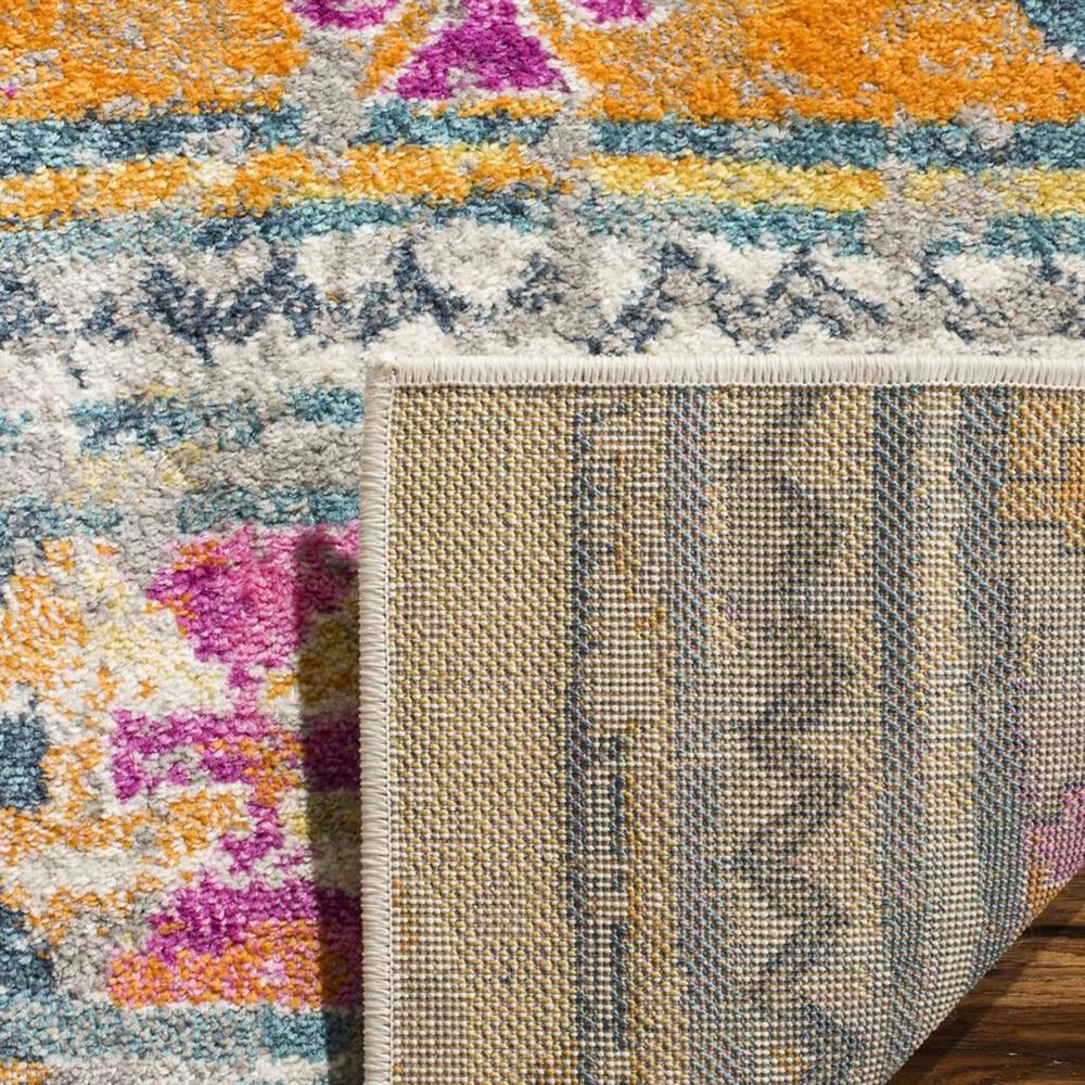 Safavieh Madison MAD118C 4&#39; x 6&#39; Blue and Fuchsia Area Rug, , large