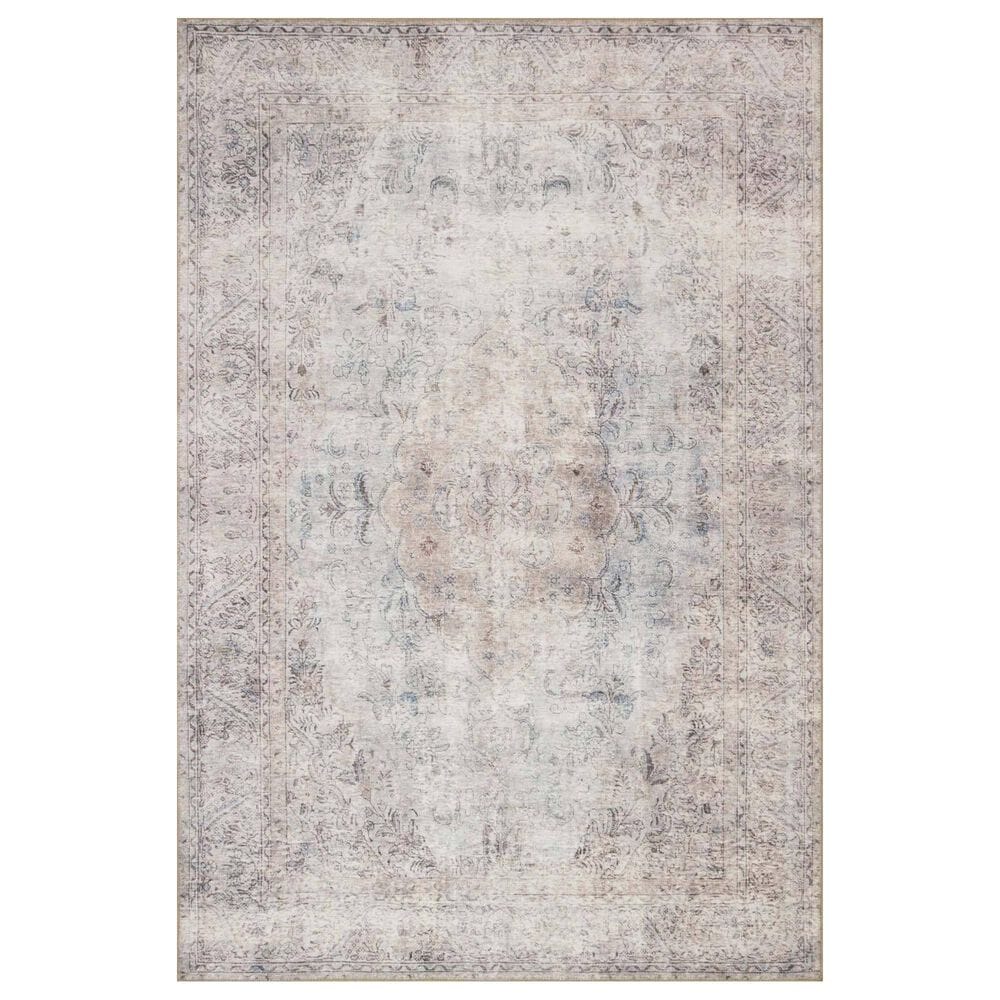 Loloi Loren LQ-04 2"3" x 3"9" Silver and Slate Area Rug, , large