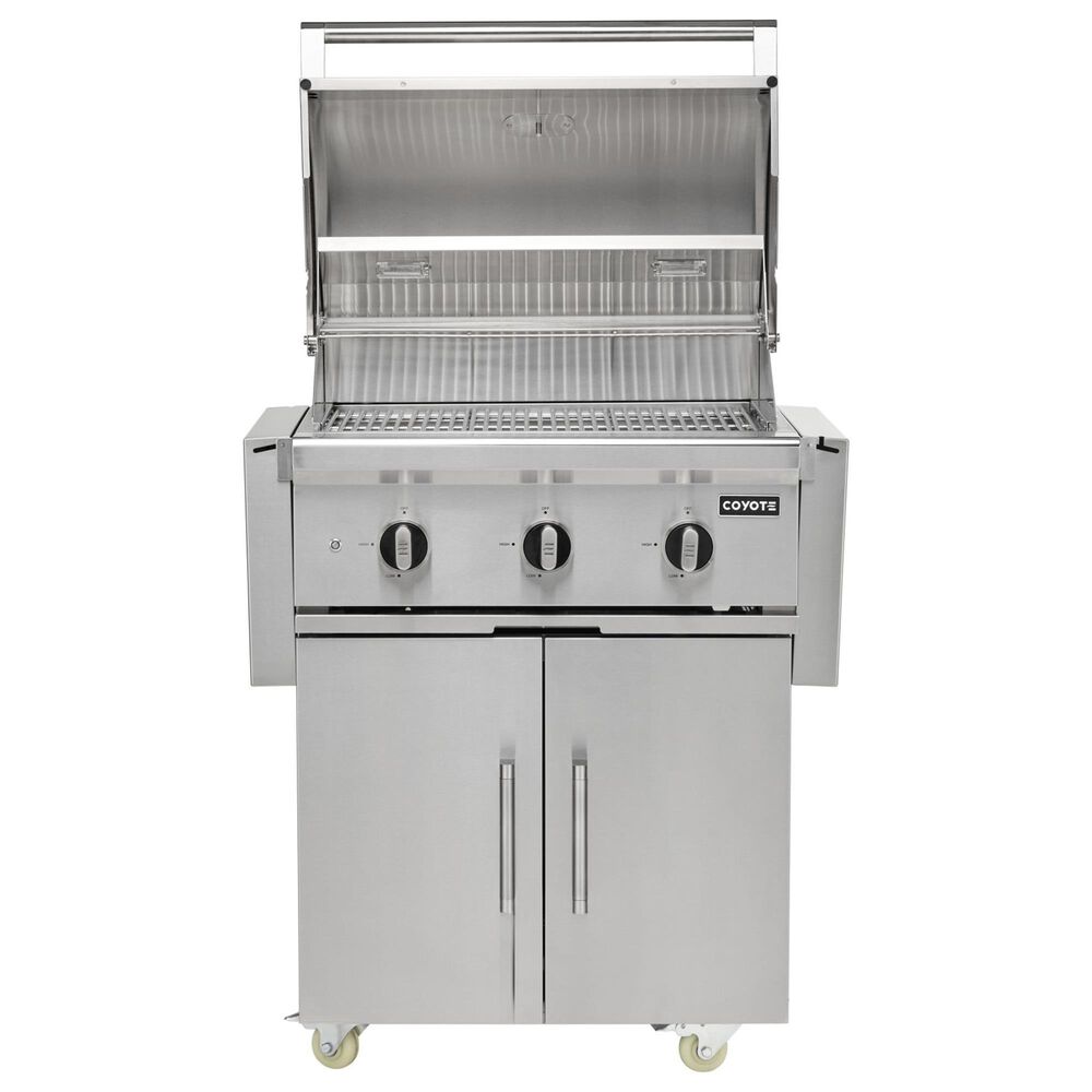 Coyote Outdoor Grill Cart for 30&quot; C or SL-Series Grill in Stainless Steel, , large