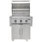 Coyote Outdoor Grill Cart for 30" C or SL-Series Grill in Stainless Steel, , large