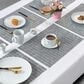 Willow & Hem Harmony Woven Vinyl Placemat in Nickel (Set of 6), , large
