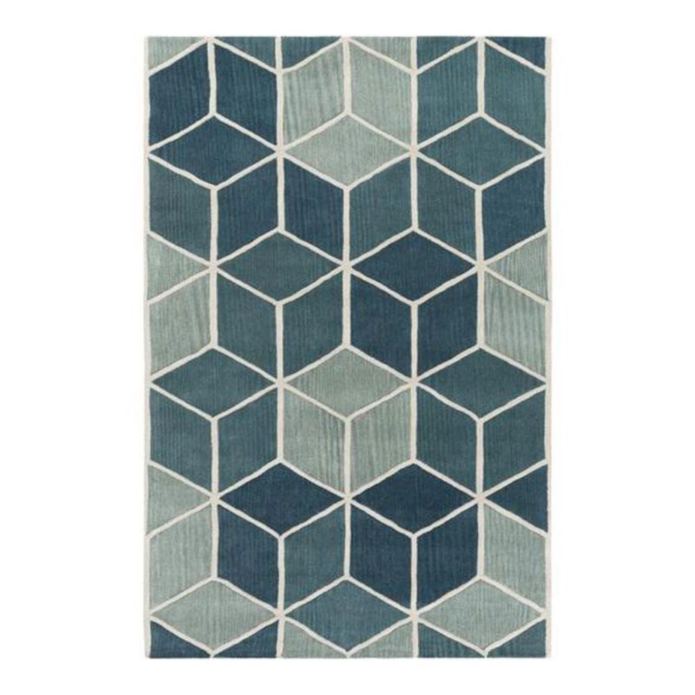 Surya Oasis OAS-1124 2'6" x 8' Teal/Green/Cream Runner, , large