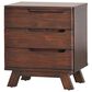 Napa Furniture Design Sahara 3-Drawer Nightstand in Dark Mahogany, , large