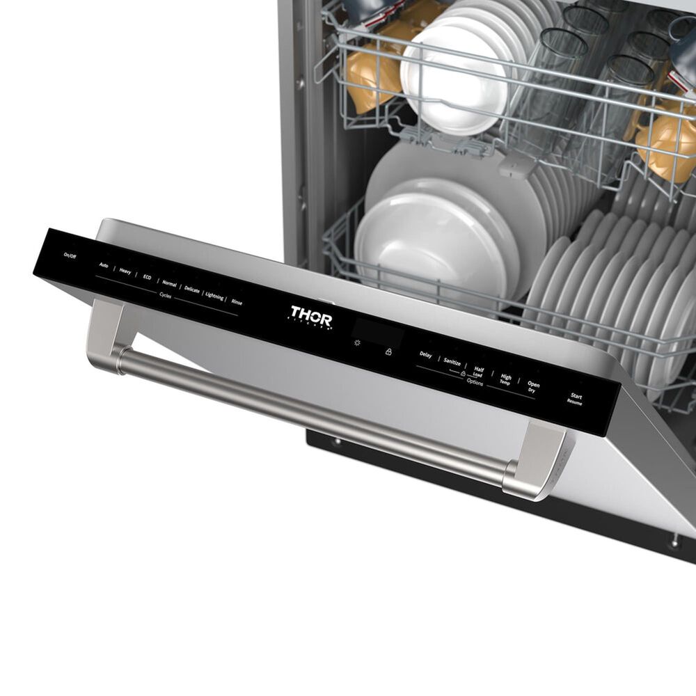 Thor Kitchen 24" Built-In Dishwasher with Open Dry and 7 Cycles in Stainless Steel, , large