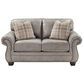 Ashley Olsberg Loveseat in Steel, , large