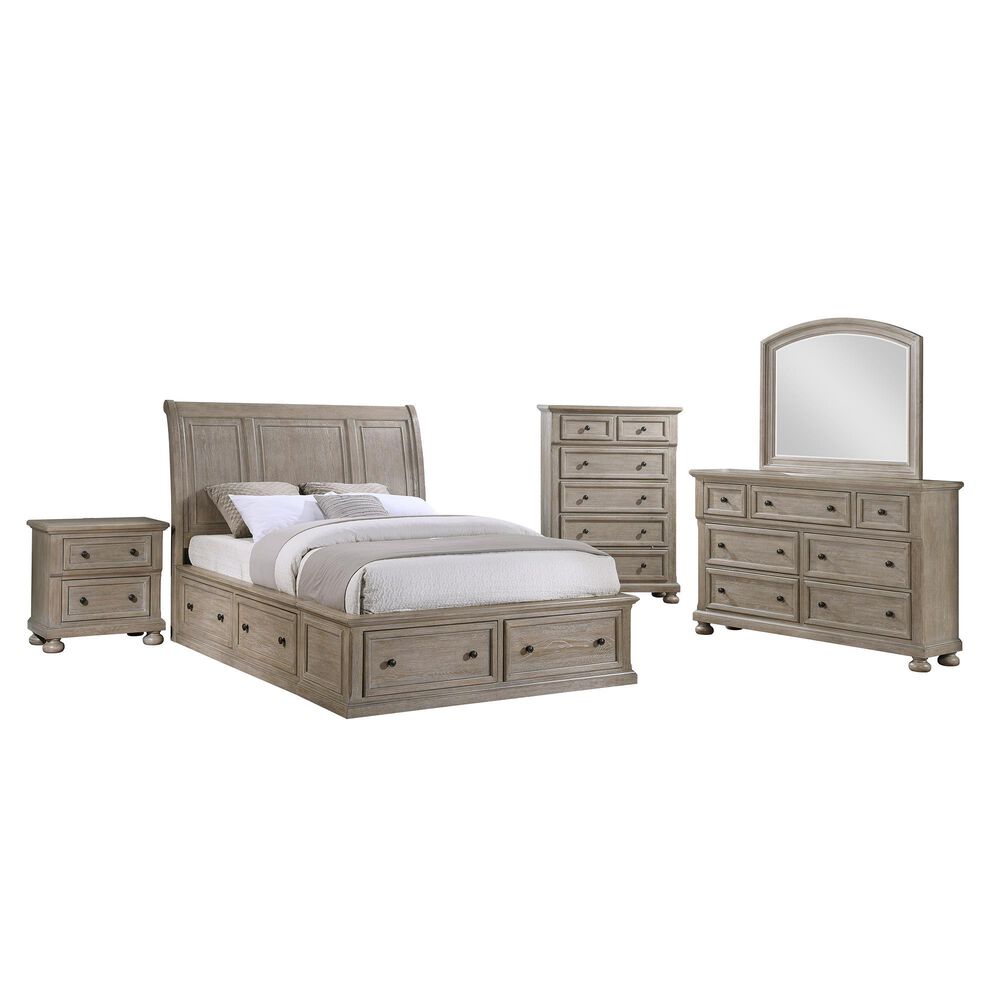 Davis International 5-Piece Queen Bedroom Set in Taupe, , large