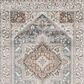 Central Oriental Landscape Nash 5" x 7"6" Harbour and Canyon Rose Area Rug, , large