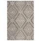 Safavieh Micro-Loop 4" x 6" Dark Grey and Ivory Area Rug, , large