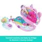 Polly Pocket 2-in-1 Bunny Fun Compact Purse Playset in Multicolor, , large