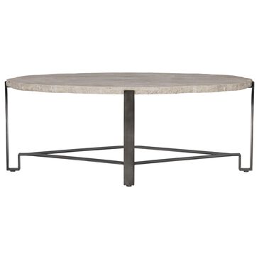 Bernhardt Sayers 48" Cocktail Table in Oil-Rubbed Bronze and White, , large