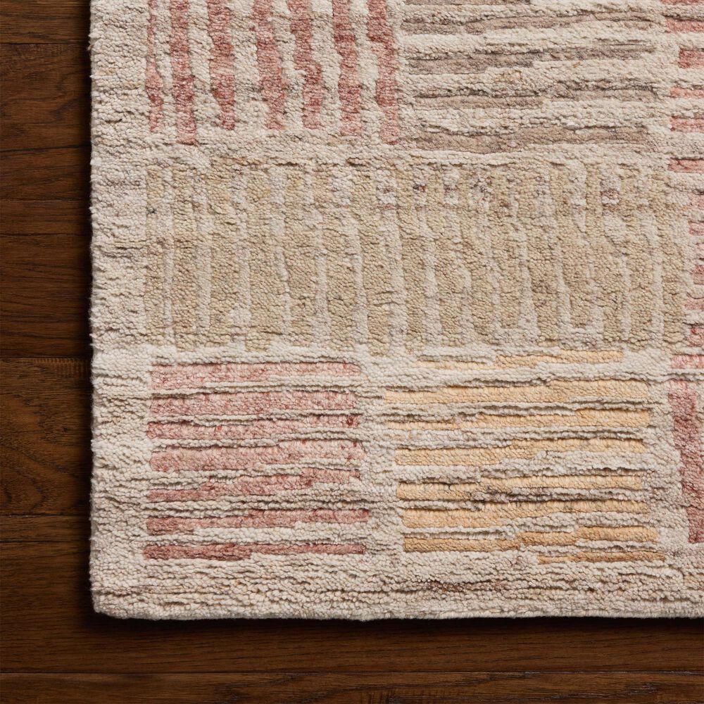 Loloi Nara Dove and Multicolor 5'6" x 8'6" Area Rug, , large