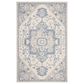 Safavieh Micro-Loop 5" x 8" Ivory and Blue Area Rug, , large