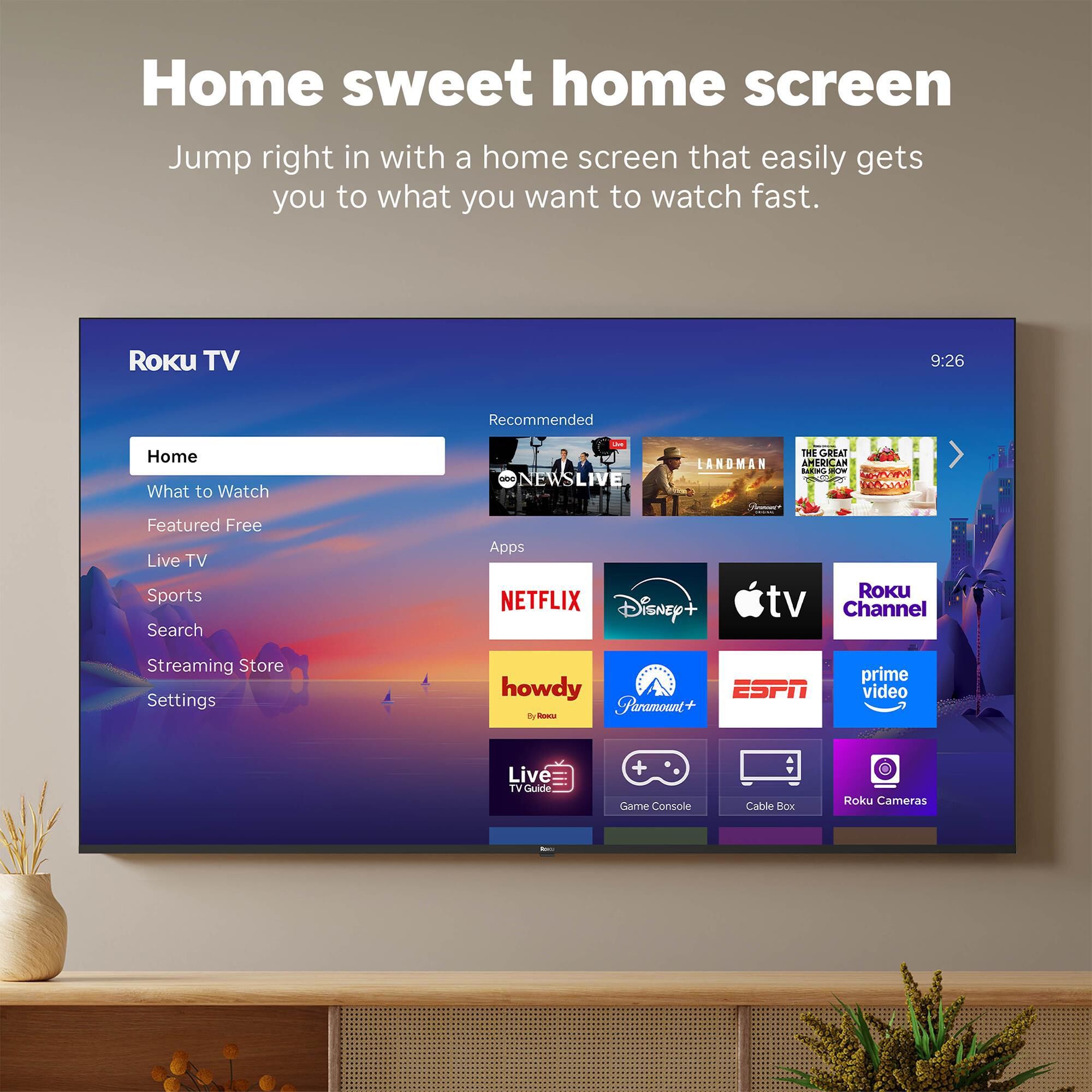 使い勝手の良い】 43V型 LED液晶テレビ LC-43S6X(BLACK) Roku 43 テレビ