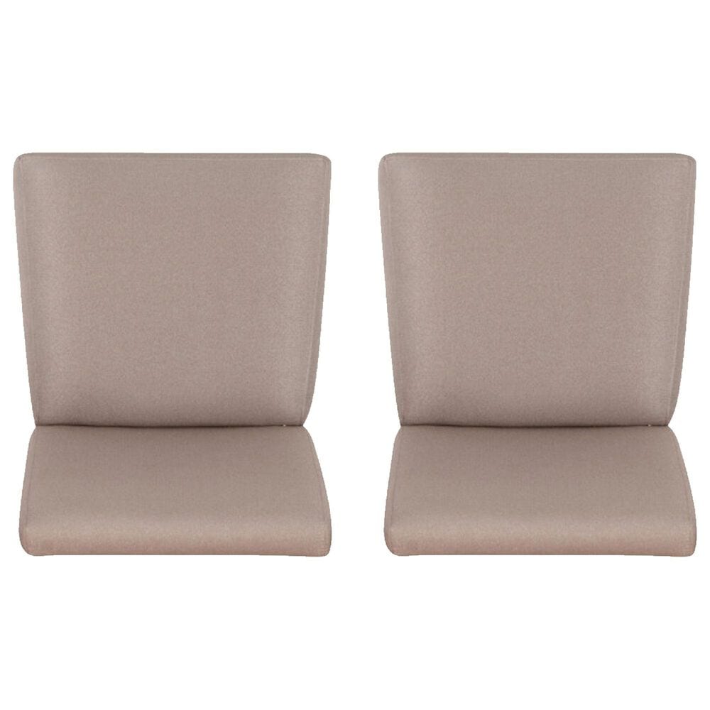 Linon Home Decor Spiva Counter Stool with Tan Cushion in Brown (Set of 2), , large