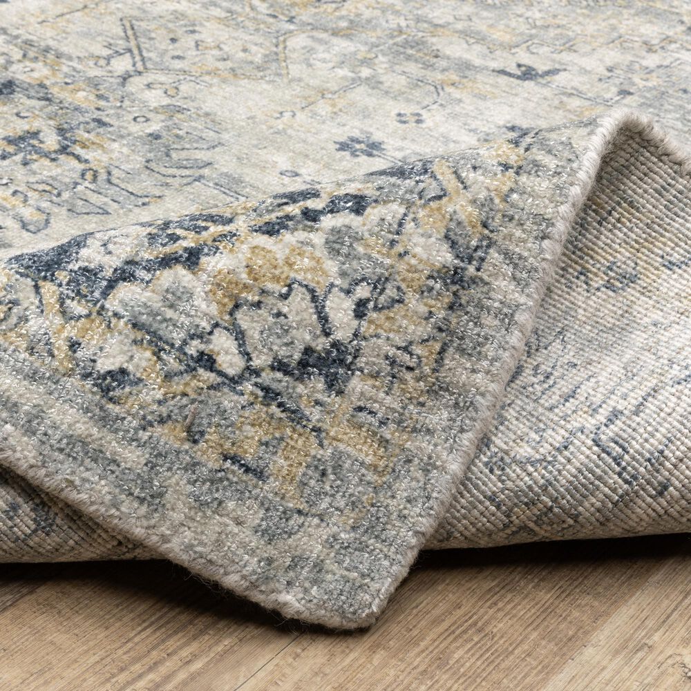 Oriental Weavers Windham Ivory and Gold 10&#39; x 14&#39; Area Rug, , large
