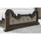 Millenium Queen Upholstered Bed in Dark Brown, , large