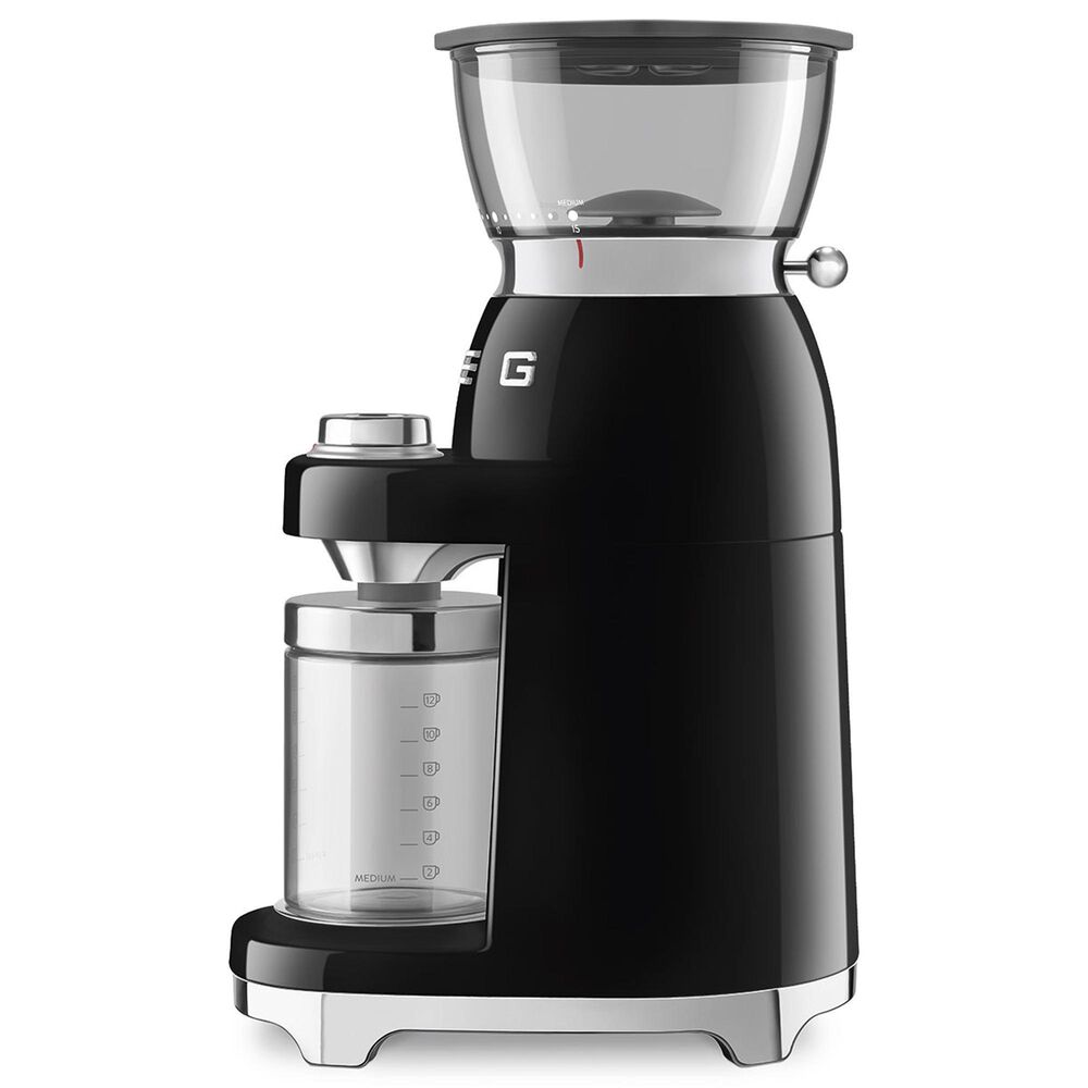 SMEG Conical Burr Coffee Grinder in Black, , large