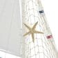 Maple and Jade Sail Boat Decorative Sculpture in Distressed White, Blue, Yellow and Red (Set of 2), , large