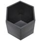 Maple and Jade Hexagon Planter in Matte Gray (Set of 2), , large