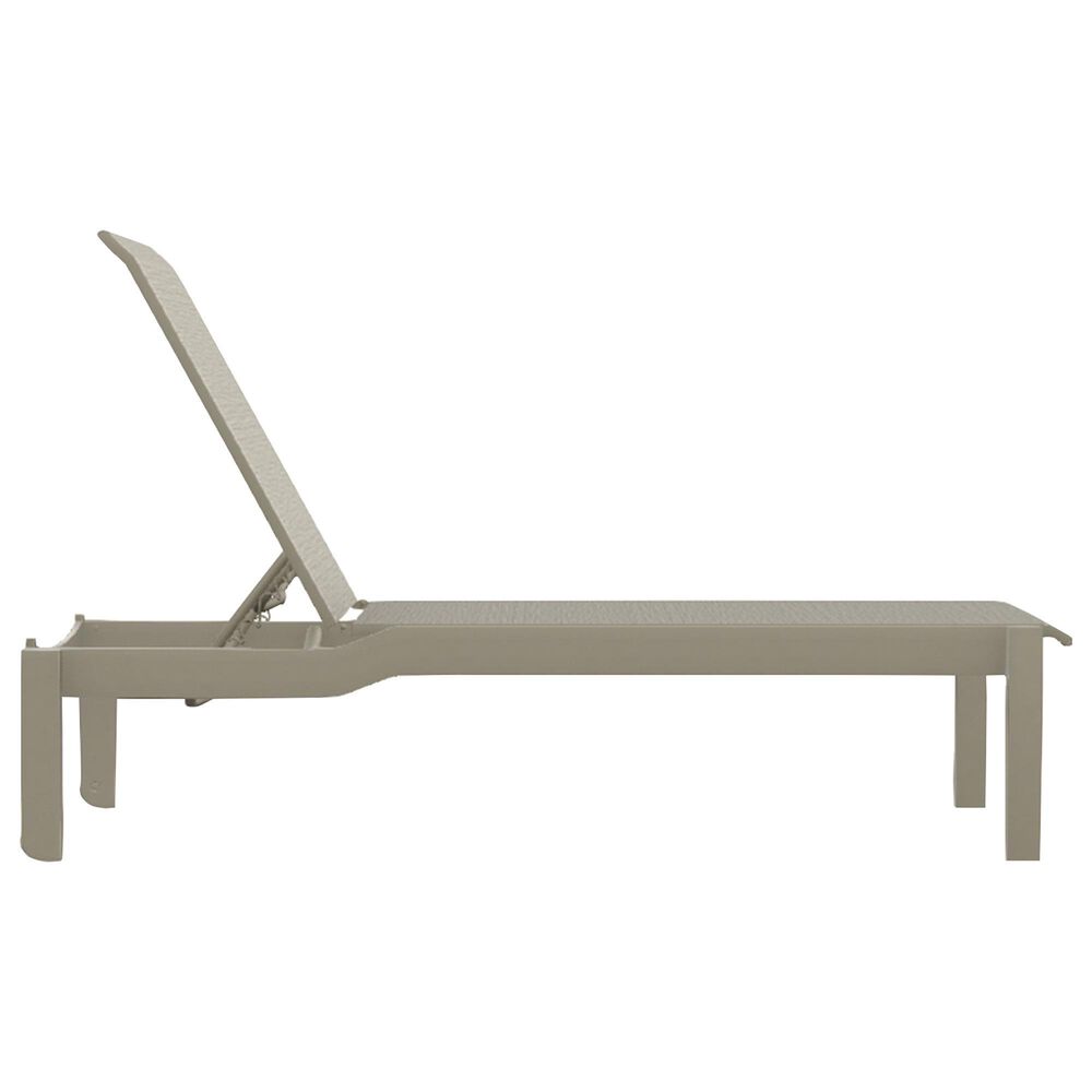 Telescope Casual Furniture Leeward Sling Chaise Lounge in Smoke, , large