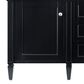 James Martin Vanities Brittany 60" Double Bathroom Vanity in Black Onyx with 3 cm Carrara White Marble Top, , large