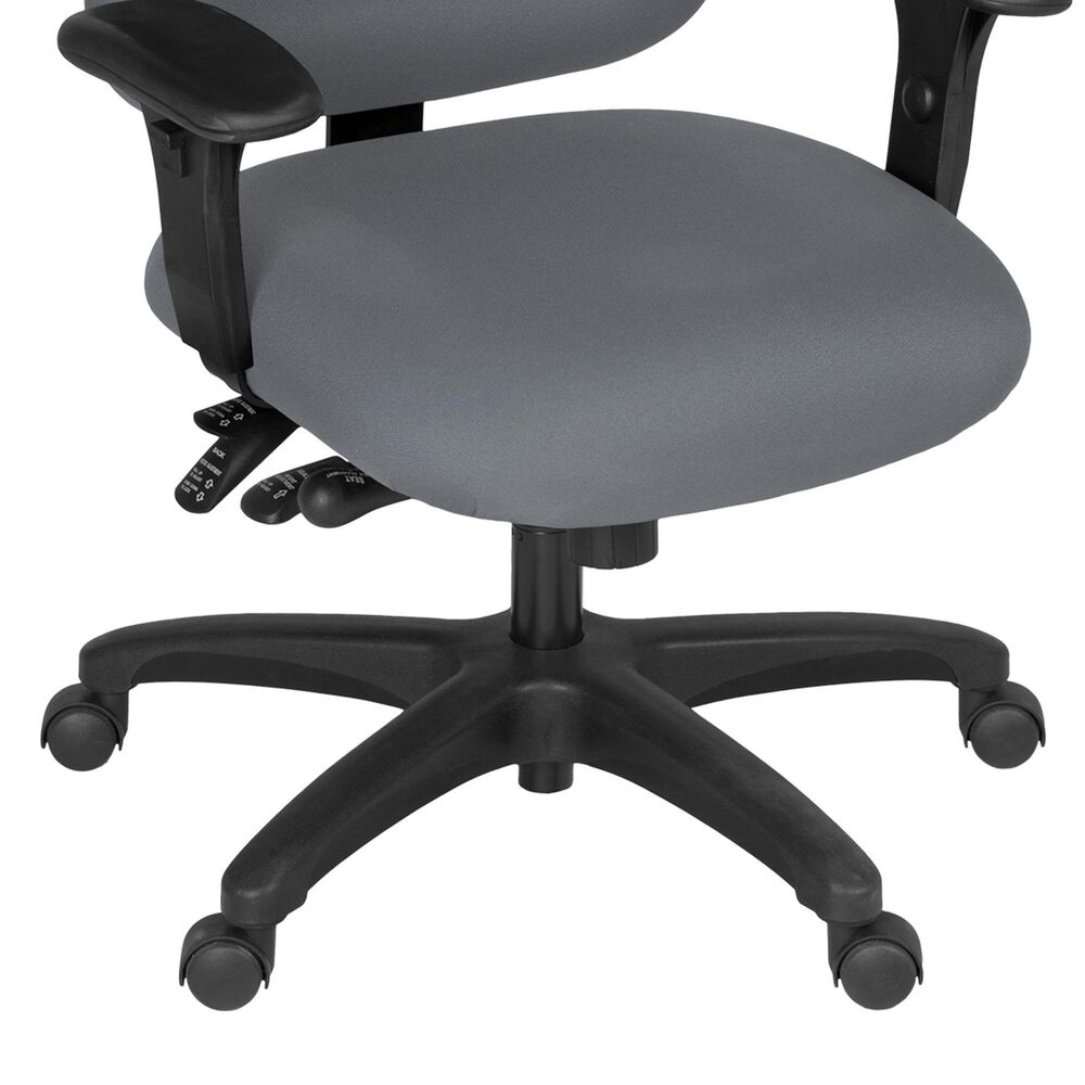 Regency Global Sourcing Comfort Series Multifunctional Swivel Computer Task Chair in Grey, , large