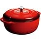 Lodge Lodge Cast Iron 7.5 Qt Red Dutch Oven in Red, , large