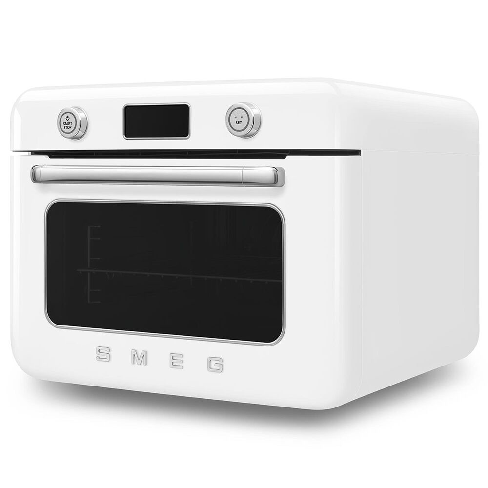 SMEG 10-in-1 Countertop Combination Oven in White, , large