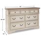 Ashley Realyn Dresser in Chipped White and Brown, , large