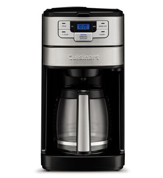 Cuisinart 12-Cup Automatic Grind and Brew Coffee Maker in Black and Stainless Steel, , large