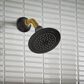Kohler Tone Rite-Temp Shower Trim Kit in Matte Black and Brushed Moderne Brass, , large
