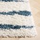 Safavieh Venus Shag VNS603L 6"7" Square Turquoise and Ivory Area Rug, , large