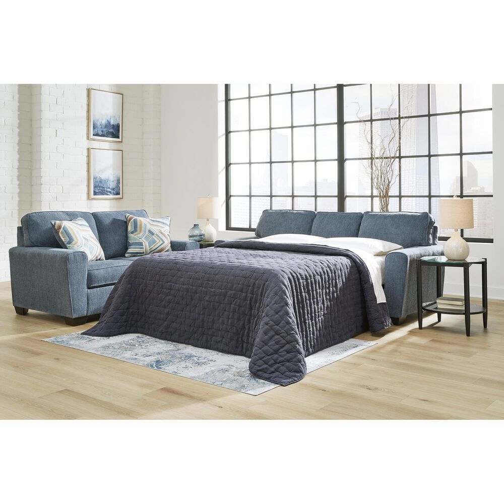 Ashley Cashton Stationary Sofa in Blue, , large