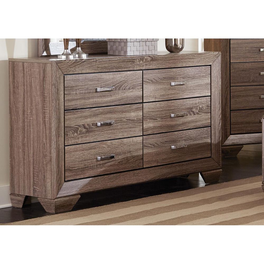 Pacific Landing Kauffman Dresser with 6 Drawers and Tapered Feet, , large