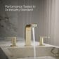 Kohler Parallel Widespread Bathroom Sink Faucet in Vibrant French Gold, , large