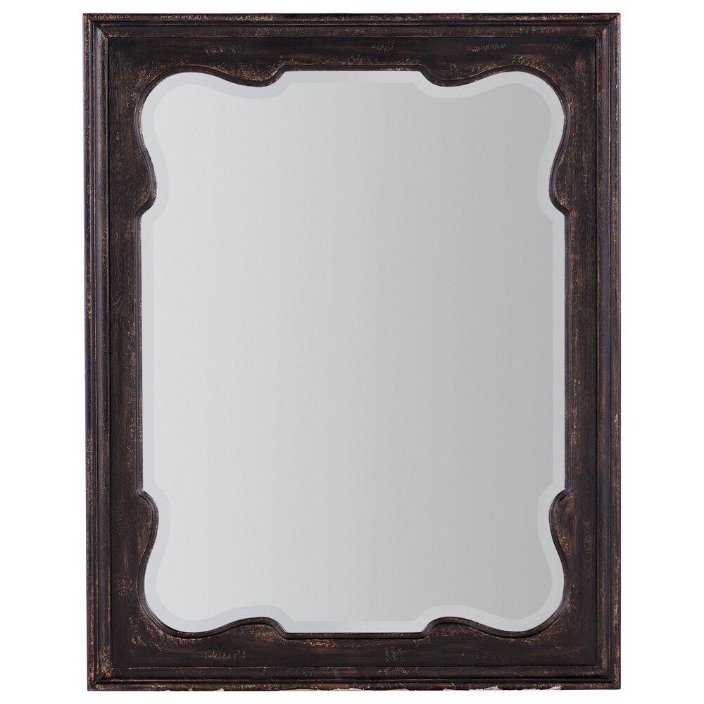 Hooker Furniture Americana Landscape Mirror in Molasses, , large