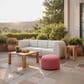 Zuo Modern Christy Outdoor Armless Chair in Beige, , large