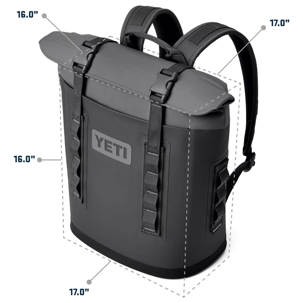YETI Hopper M12 Backpack Soft Cooler in Stag Red, , large