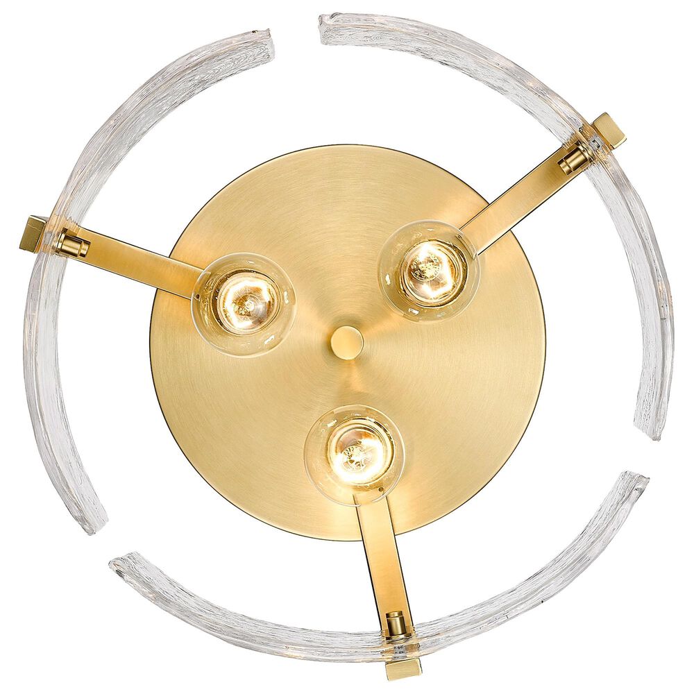 Golden Lighting Aenon 3-Light Flush Mount in Brushed Champagne Bronze, , large