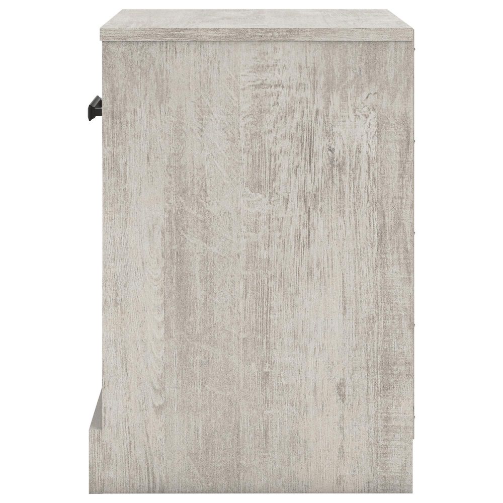 Ashley Shawburn 1-Drawer Nightstand in Light Gray, , large