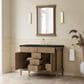 James Martin Kinnsden 48" Single Bathroom Vanity in Weathered Oak with 3 cm Phantome Eclos Top and Rectangular Sink, , large