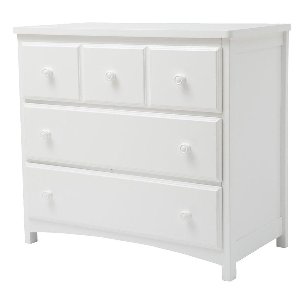 Little Dreamer Capri 3-Drawer Chest in White, , large